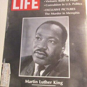 LIFE Magazine April 12, 1968 Martin Luther King Murdered 1968  MLK Day Jan 19